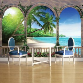 Fototapeta - Klenba - Tropický raj (152,5x104 cm)