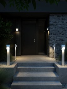 Nordlux Biela záhradná lampa Pontio pre žiarovku GU10 85cm 2218208001