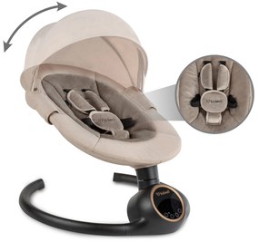 Elektrické hojdacie kreslo Kidwell REVE 2v1 pre bábätká s Bluetooth ovládaním