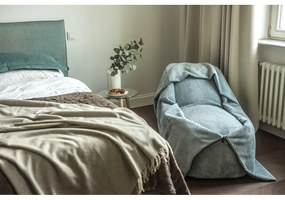 Čierny menčestrový detský sedací vak Cocoon 80 – SLOWDOWN