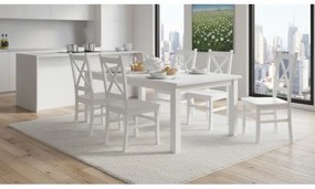 Jedálenská stolička NATE biela