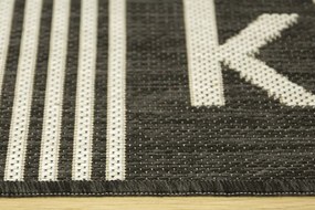 Protišmykový kuchynský koberec / behúň Flex 19053/08 tmavosivý