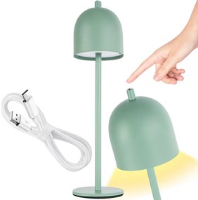 Toolight Toolight, bezdrôtová nočná USB lampa APP1361-T, zelená matná, OSW-08624