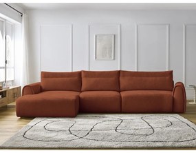 Oranžová rohová pohovka Aden – Bobochic Paris