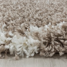 Ayyildiz koberce Kusový koberec Alvor Shaggy 3401 beige kruh - 80x80 (priemer) kruh cm