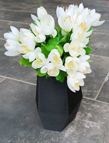 HRADIL Váza 3 steny vysoká Farba: Šedá