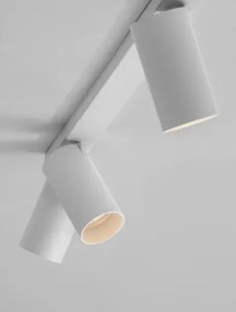 Minimalistické bodové svietidlo Oso 3 Biela