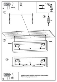 Nástenné svietidlo Sollux Leda Natural