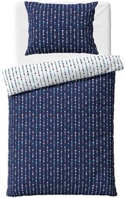 Flanelové posteľné obliečky Ľadové bodky - 70x90 cm + 140x200 cm