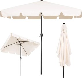 Záhradný slnečník 200 X 130 cm SPRINGOS GU0039 - ecru