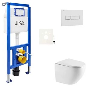Závesný wc set do ľahkých stien / predstenová SAT SIKOJSREX67, 1 ks