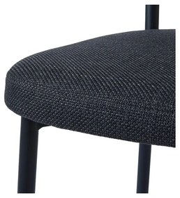 Tmavosivá jedálenská stolička Fowler – Unique Furniture