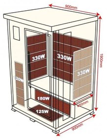 France Infrasauna LUXE 1