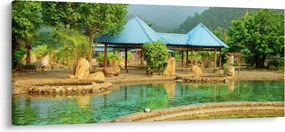 Obraz - Shanghai hotel park (120x50 cm)