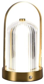 LED Stmievateľná stolná lampa LED/1W/5V 3000-6000K 1800 mAh zlatá