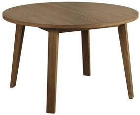 Kulatý jídelní stůl A-Line 120 cm dub kouřový