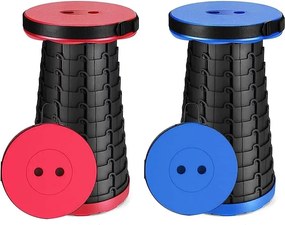 Zaparkorun Prenosný outdoorový taburet - modrý