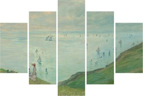 Obraz - Henri Fantin-Latour, Cliffs at Pourville, reprodukcia (150x105 cm)