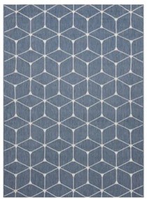 Koberec SIZAL FLAT 48721/591 Kocky 3D nebeský
