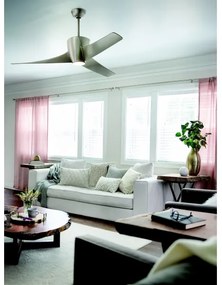 Kichler KLF-PHREE-56-BN- LED Stmievateľný stropný ventilátor PHREE 10W/230V + DO