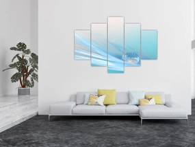Obraz - Modrá kvapka (150x105 cm)