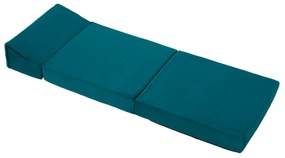 Skladacie kreslo/matrac PELOS, petrolejová