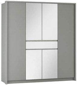 Skriňa Split 200 platinum/zrkadlo