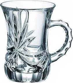 Crystal Bohemia hrnčeky Mašle 120 ml, 6 ks