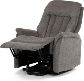 Polohovacie kreslo sivé, elektrické TV-Q8575 GREY2