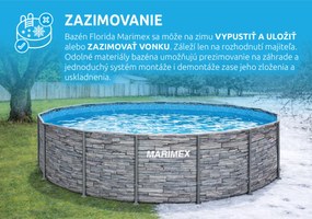 Marimex | Bazén Marimex Florida 3,05x0,91 m bez príslušenstva - motív KAMEŇ | 10340245
