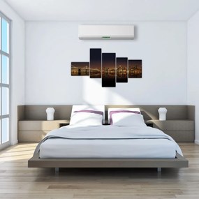 Obraz nočného mesta