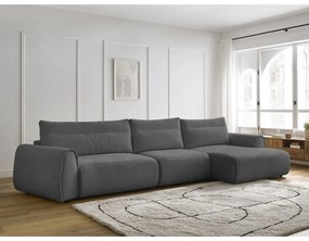 Sivá rohová pohovka Aden – Bobochic Paris
