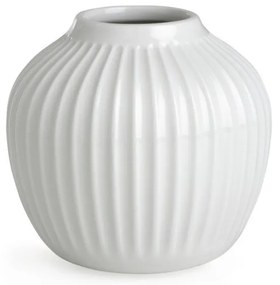 Biela kameninová váza Kähler Design Hammershoi, výška 12,5 cm