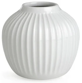 Biela kameninová váza Kähler Design Hammershoi, výška 12,5 cm
