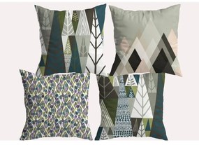 Obliečky na vankúše 40x40 cm Abby set 4 ks EMI