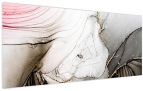 Obraz - Mramorový atrament (120x50 cm)
