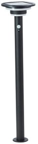 Brilliant - LED Solárna lampa so senzorom GARVINA LED/3W/3,7V 85 cm IP44 čierna