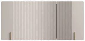 Závesná komoda Malmi 150 cm - kašmírová / zlatá