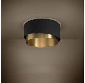 Eglo 39924 - Stropné svietidlo MANDERLINE 1xE27/40W/230V čierna/zlatá