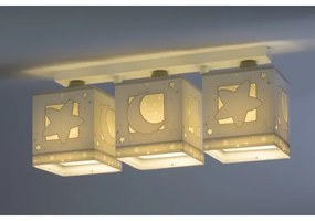 Dalber 63233NE - Detské stropné svietidlo MOONLIGHT 3xE27/60W/230V
