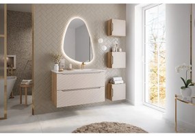 LED zrcadlo IMPALA 73,7 cmx102,8 cm