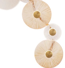 MAXLIGHT W0354 - LED Nástenné svietidlo ALLURE 10xLED/4,3W/230V zlatá