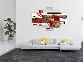 Obraz abstrakcie (150x105 cm)