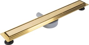 Rea Neox Pro, odtokový sprchový žľab 60cm, zlatá matná, REA-G2701