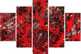Obraz - Expresívne abstrakcie (150x105 cm)