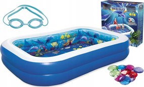 Veľký Nafukovací Bazén 3D Okuliare Bestway 54177