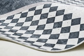 Dywany Łuszczów, Kusový koberec ANDRE Diamonds 1863, 120x170, modrá, chodba / predsieň