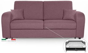 Pohovka na každodenné spanie LIVORNO s rozkladom, levanduľová (penelope 15), 160