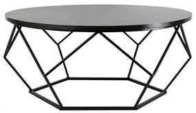 HowHomely Konferenčný stolík DIAMOND 41,5x90 cm čierna 10-1562-90-BB-MDF