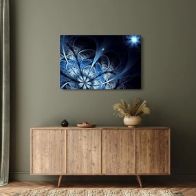 Obraz tmavomodrého kvetu (90x60 cm)